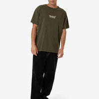 Thrills - Thrills Workwear Embro Merch Tee in Grape Leaf