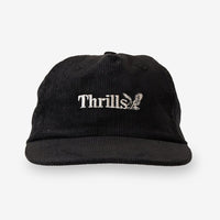 Thrills - Thrills Workwear 5 Panel Cap in Black