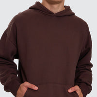 Thrills - Thrills Military Slouch Pull On Hoodie in Java
