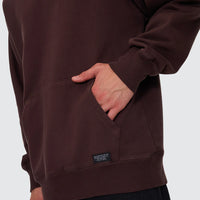 Thrills - Thrills Military Slouch Pull On Hoodie in Java