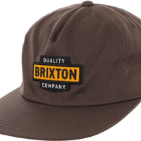 Brixton - Osborn MP SNPK Cap in Pinecone Brown