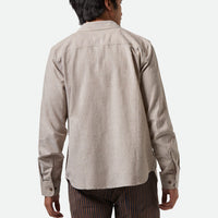 Brixton - The Daily Cotton L/S Shirt in Khaki