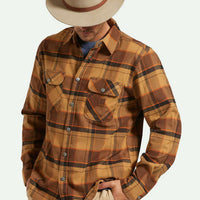 Brixton - Messer Packable Fedora in Timerwolf/Light Brown