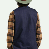 Brixton - Messer Packable Fedora in Light Moss