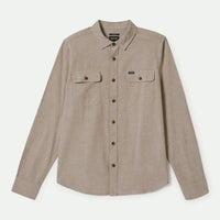 Brixton - The Daily Cotton L/S Shirt in Khaki