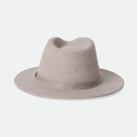Brixton - Messer Packable Fedora in Oatmeal