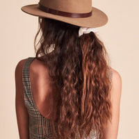 Brixton - Messer Packable Fedora in Tobacco