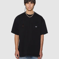 Ksubi - Stamp Ekcess Pocket SS Tee in Black