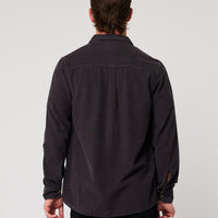 ROLLAS - Men at Work Cord Shirt in Black