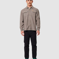 ROLLAS - Trailer Chunky Cord Shirt on Grey