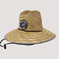 THE MAD HUEYS - IT'S LIT STRAW SUN HAT in NATURAL