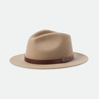 Brixton - Messer Packable Fedora in Sand