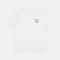 Brixton - Hubal S/S Tee in White/Brass