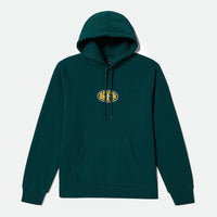 Brixton - Largo Hoodie in Deep Emerald
