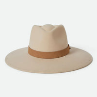 Brixton - Eleanor Felt Packable Hat in Macadamia