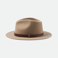 Brixton - Messer Packable Fedora in Sand
