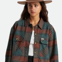 Brixton - Hailey Fedora in Coffee