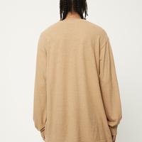 Afends - Essential Long Sleeve Tee in Tan