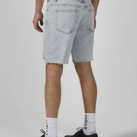Thrills - Destroyed Bones Denim Short in Faded Generation Blue