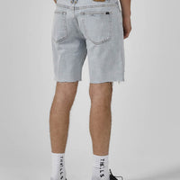 Thrills - Destroyed Bones Denim Short in Faded Generation Blue