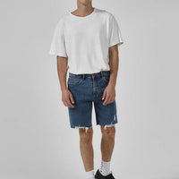 Thrills - Destroyed Bones Denim Short in Highway Blue