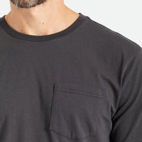 Brixton - Basic S/S Pocket Tee in Black