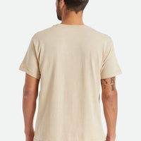 Brixton - Basic S/S Pocket Tee in Mojave