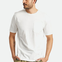 Brixton - Basic S/S Pocket Tee in White