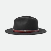 Brixton - Messer Packable Fedora in Black