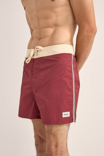 RHYTHM - Heritage Trunk Short in Merlot