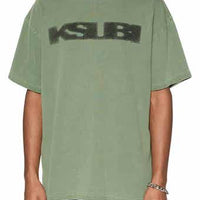 Ksubi - World Order Ekcess SS Tee in Hash Green