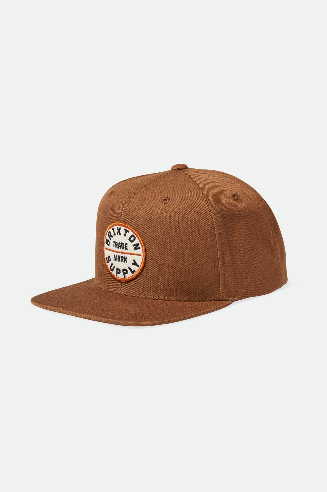 Brixton - Oath III Snapback Cap Hat in Pinecone Brown