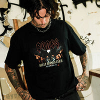 Billy Bones Club - Eagle Inferno Tee in Vintage Black