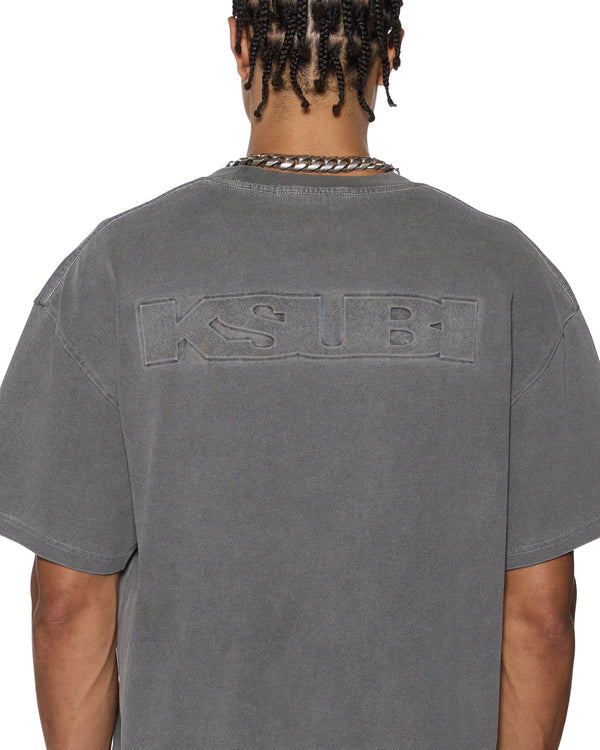 Ksubi - Intruder Ekcess SS Tee in Charcoal