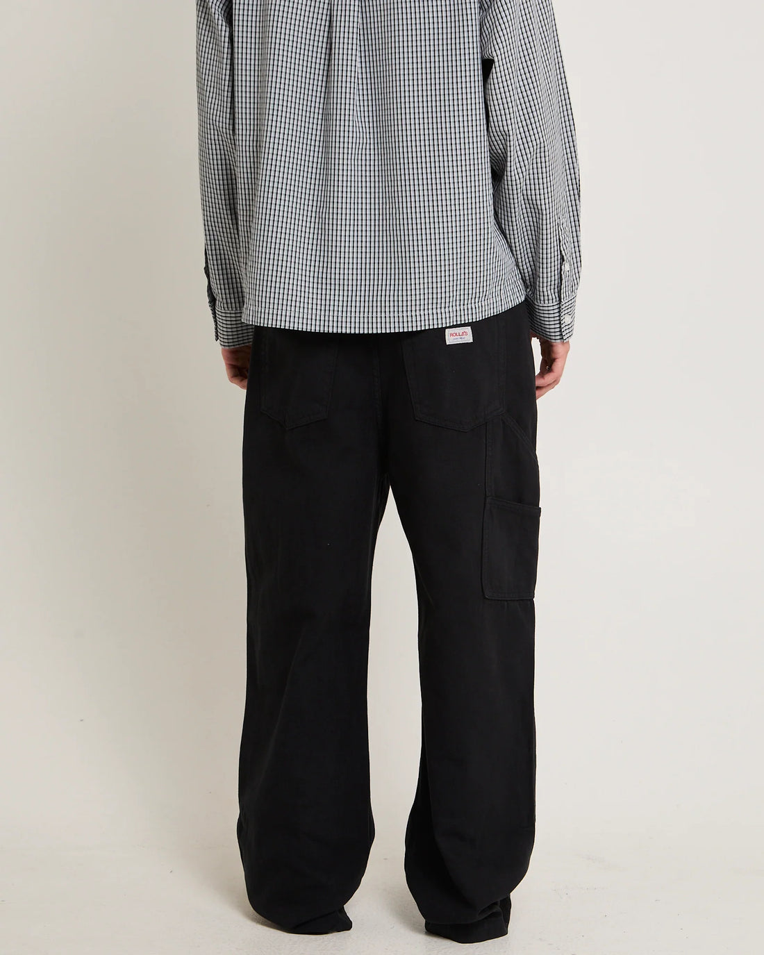 ROLLAS - Big Boss Canvas Jean in Washed Black