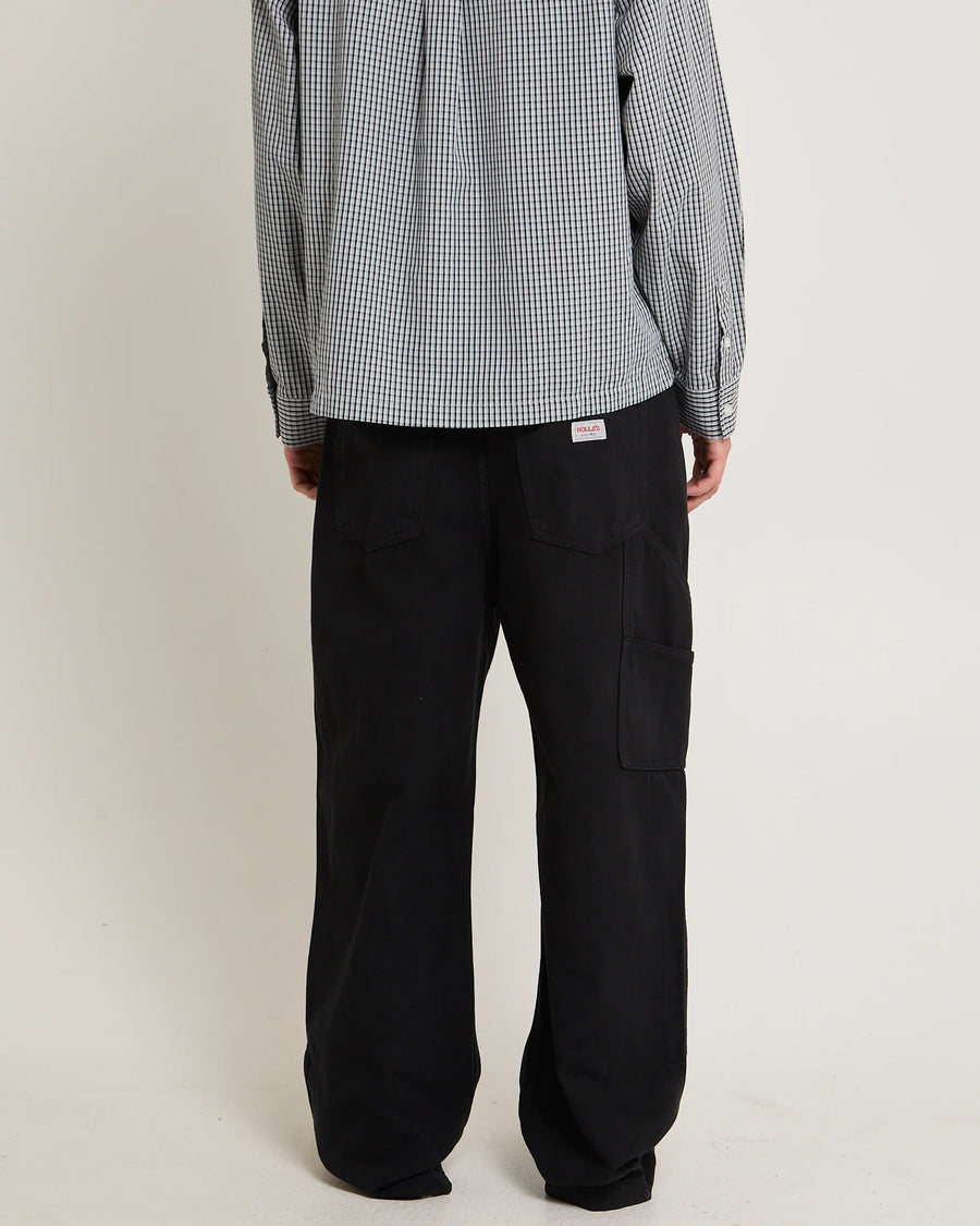 ROLLAS - Big Boss Canvas Jean in Washed Black