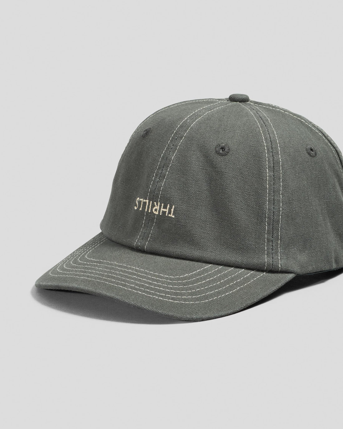 Thrills - Minimal Thrills 6 Panel Cap in Dark Forest