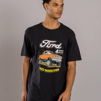 Brixton - Ford Mud Marathon S/S Tee in Burnt Rubber