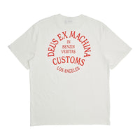 DEUS - Crossroad Tee in Vintage White