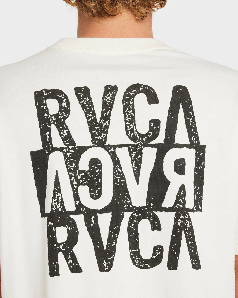 RVCA - New Stack SS T-Shirt in Antique White