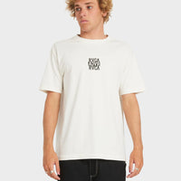 RVCA - New Stack SS T-Shirt in Antique White