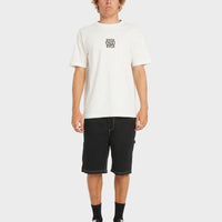 RVCA - New Stack SS T-Shirt in Antique White