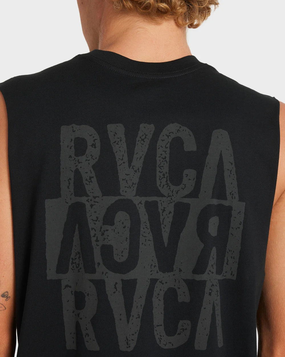 RVCA - Staxed Muscle SS T-Shirt in Black