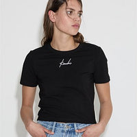 Ksubi - Script Baby Tee in Black