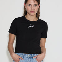 Ksubi - Script Baby Tee in Black