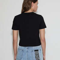 Ksubi - Script Baby Tee in Black