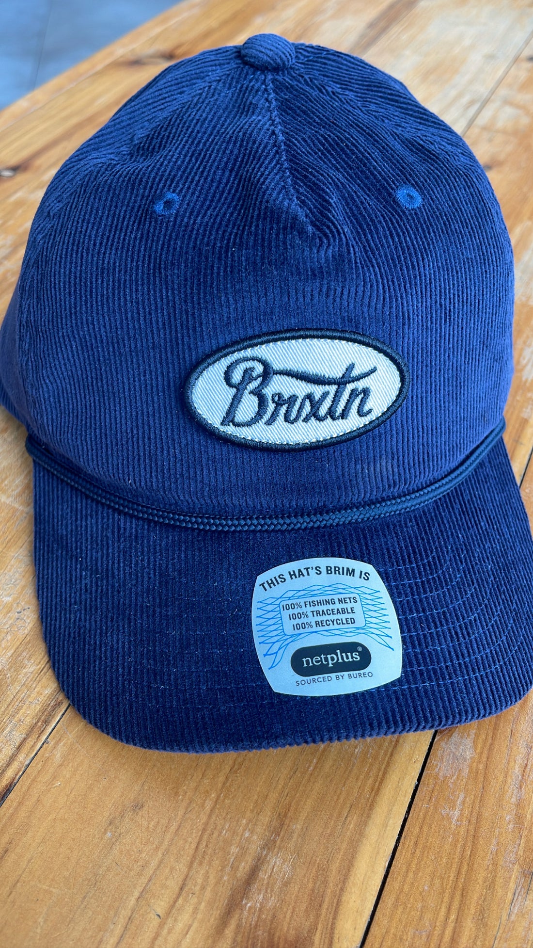 Brixton - Parsons Netplus MP SNPK Cap in Washed Navy