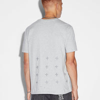 Ksubi - Not Caring Kash Ss Tee in Grey Marle