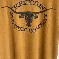 Brixton - Boswell S/S Tee in Golden Brown Worn Wash