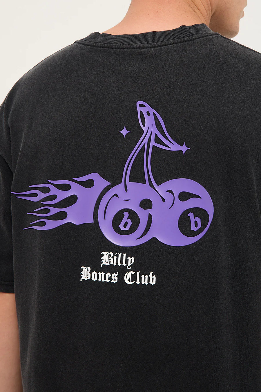 Billy Bones Club - Cherry Gloss Tee in Vintage Black